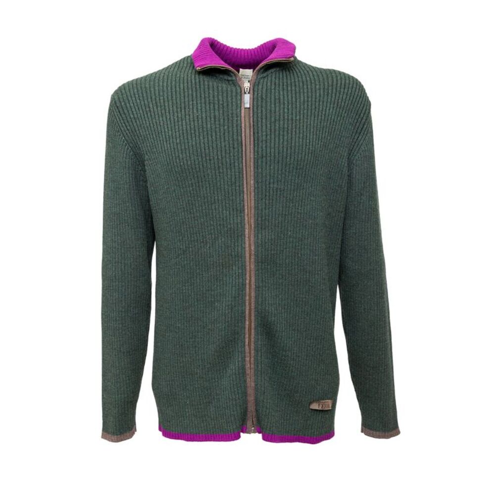 Gianfranco Ferré Zippered Knit Sweater - '90s